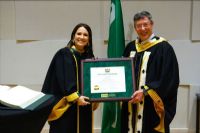 France Beaudoin reçoit un doctorat honorifique de l’Université de Sherbrooke